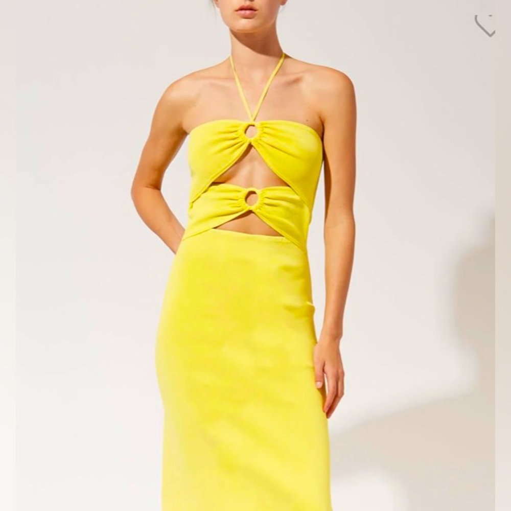 NWT Solid and Stripe midi dress